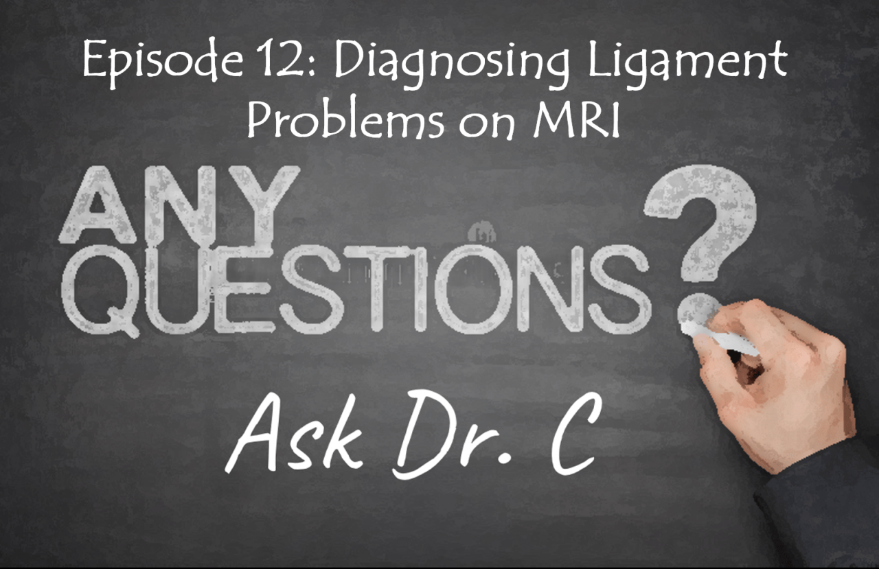 diagnosing neck ligament issues on mri